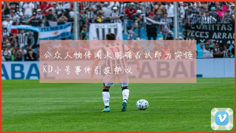 公众人物传闻未明确否认即为实锤KD小号事件引发热议